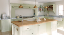 Soothing green and marble